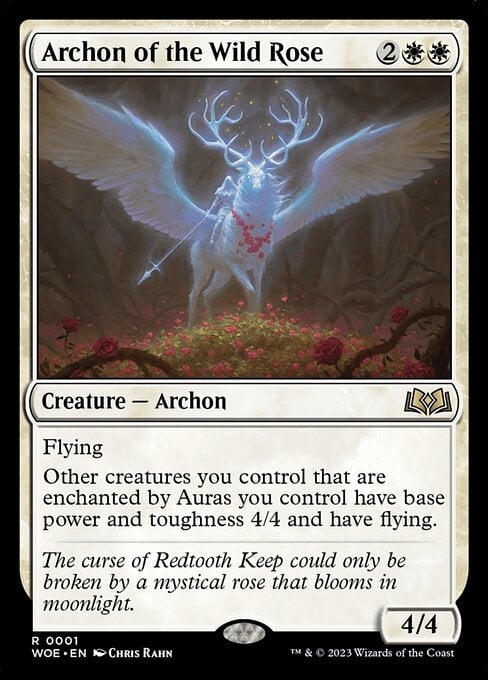 Image: Archon of the Wild Rose - Wilds of Eldraine-(001)