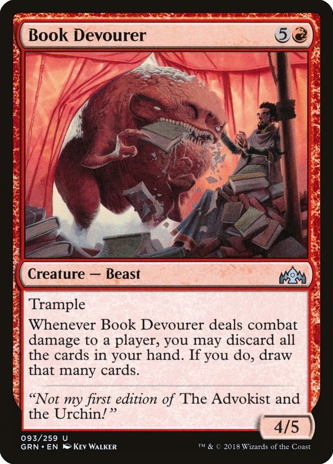 Image: Book Devourer - Guilds of Ravnica-(093)-Foil