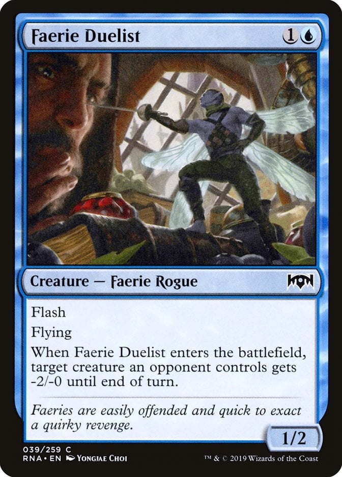 Image: Faerie Duelist - Ravnica Allegiance-(039)