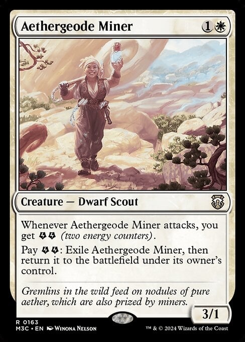 Image: Aethergeode Miner - Modern Horizons 3 Commander-(163)