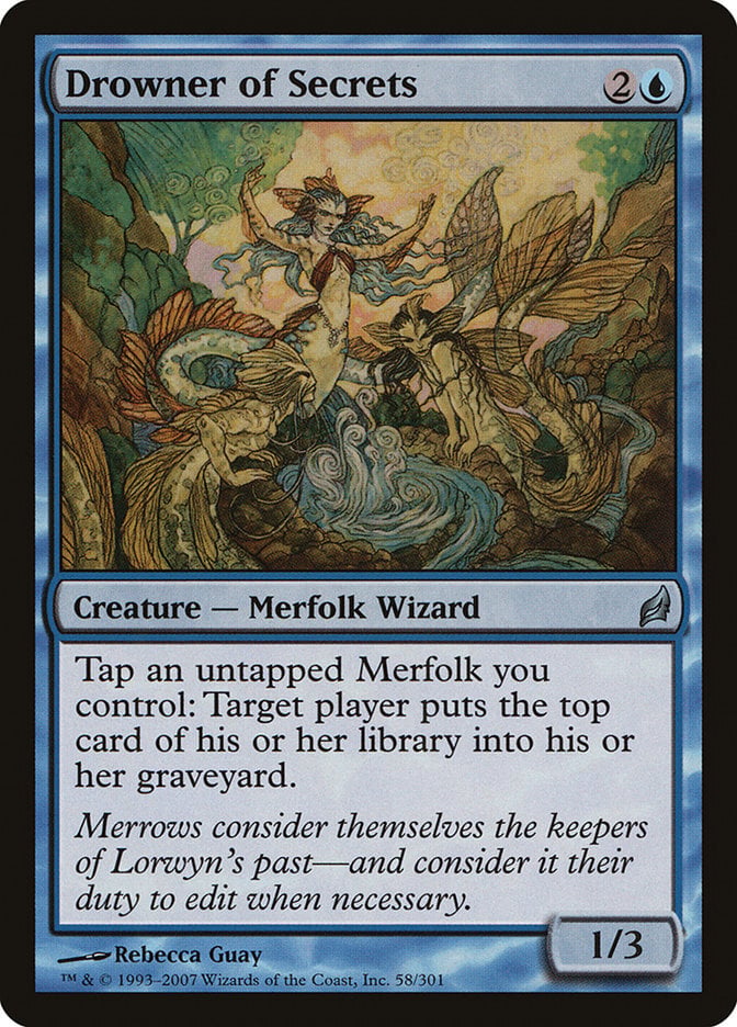 Image: Drowner of Secrets - Lorwyn-(058)-Foil