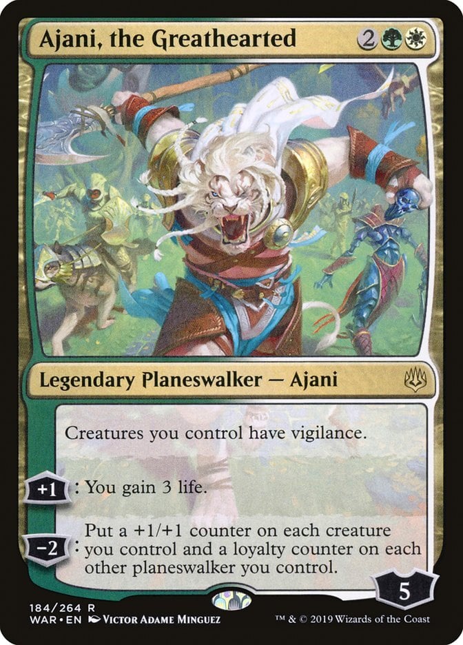 Image: Ajani, the Greathearted - War of the Spark-(184)