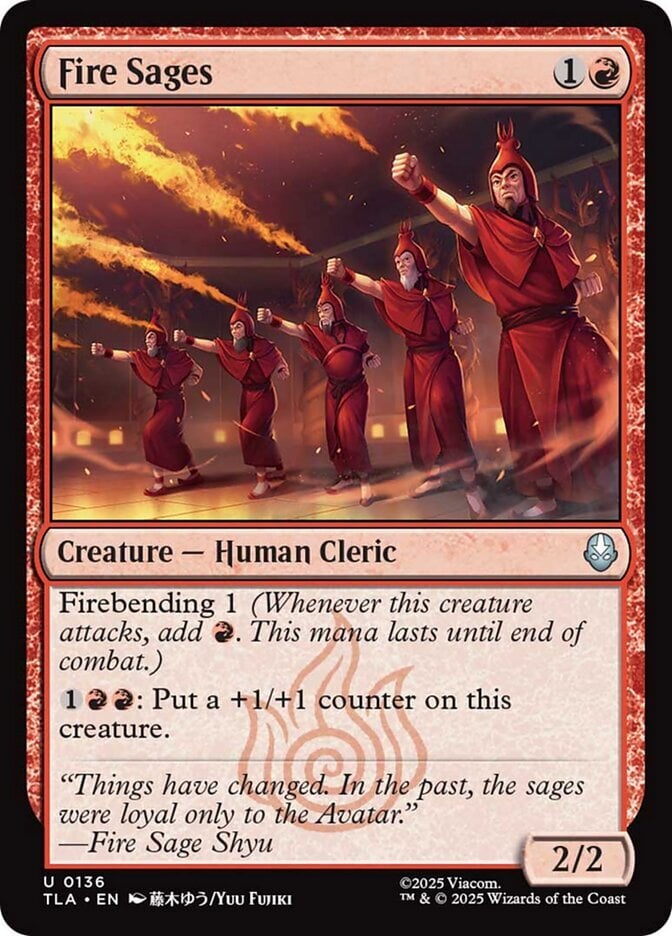 Image: Fire Sages - Avatar: The Last Airbender-(136)-Foil