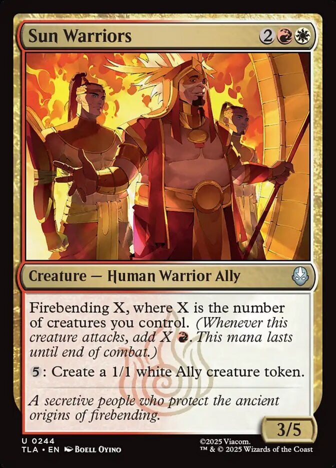 Image: Sun Warriors - Avatar: The Last Airbender-(244)-Foil