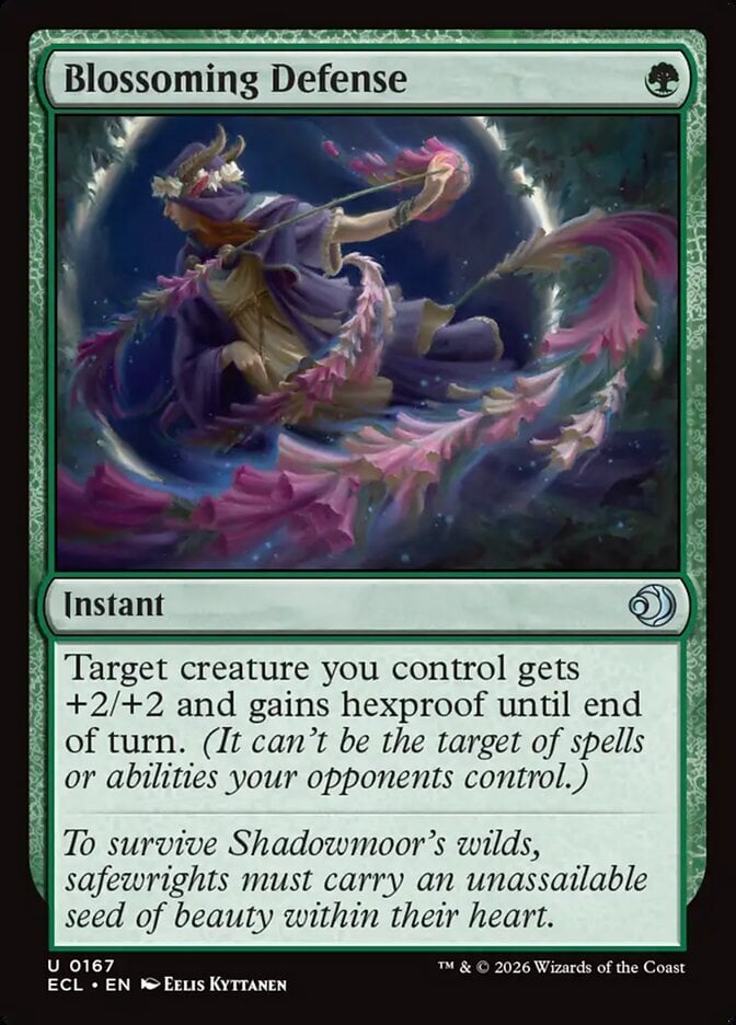 Image: Blossoming Defense - Lorwyn Eclipsed-(167)-Foil