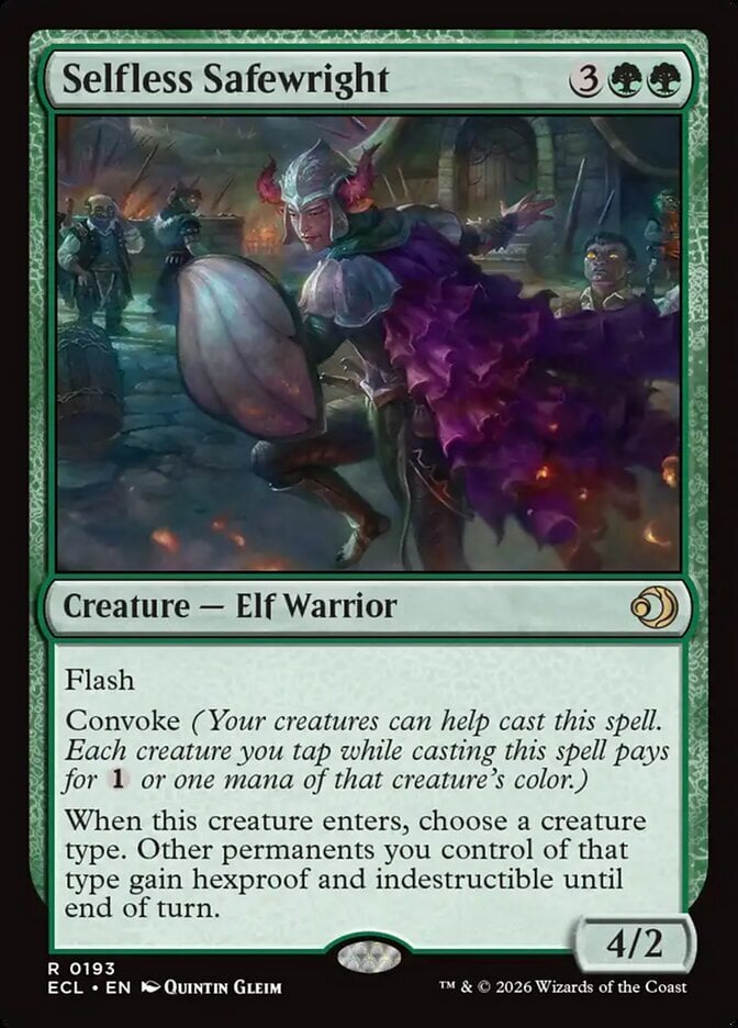 Image: Selfless Safewright - Lorwyn Eclipsed-(193)-Foil