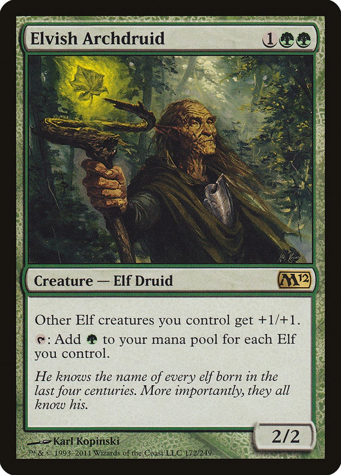 Image: Elvish Archdruid - Magic 2012-(172)