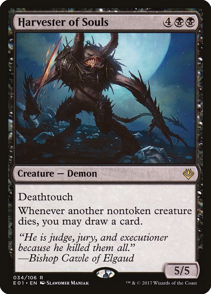 Image: Harvester of Souls - Archenemy: Nicol Bolas-(034)