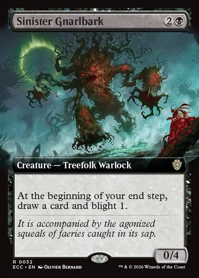Image: Sinister Gnarlbark - Lorwyn Eclipsed Commander-(032)
