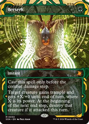 Image: Berserk — Secrets of Strixhaven: Mystical Archive — Mythic