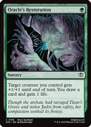 Image: Oracle's Restoration — Secrets of Strixhaven — Common (Foil)