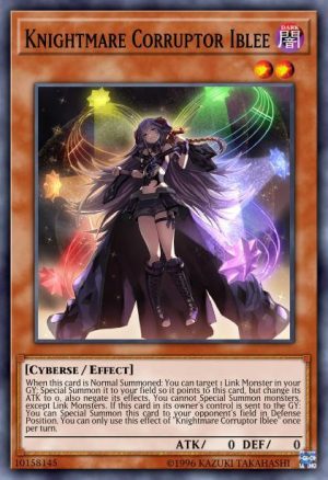 Knightmare Corruptor Iblee - (Battles of Legend: Monstrous Revenge) - (BLMR-EN057) - (Secret Rare)