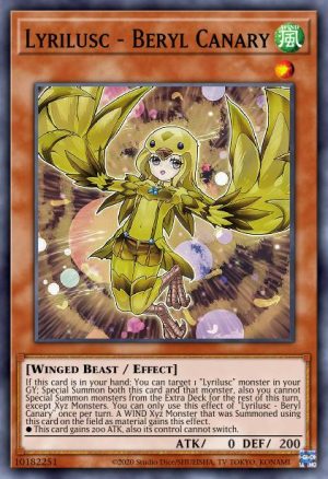 Lyrilusc - Beryl Canary - (Legendary Duelists Synchro Storm) - (LED8-EN035) - (Rare)