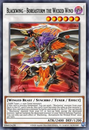 Blackwing - Boreastorm the Wicked Wind - (Darkwing Blast) - (DABL-EN043) - (Super Rare)