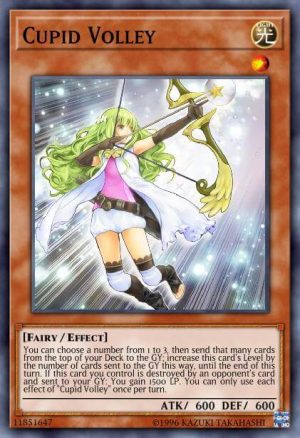 Cupid Volley - (2019 Gold Sarcophagus Tin Mega Pack) - (MP19-EN093) - (Common)