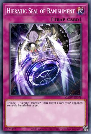 Hieratic Seal of Banishment - (Ghosts From the Past) - (GFTP-EN056) - (Ultra Rare)