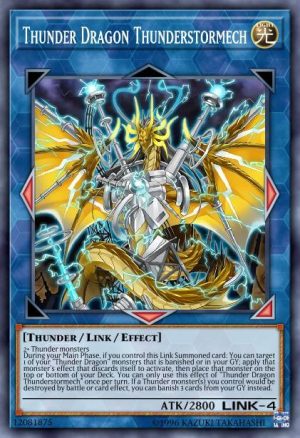 Thunder Dragon Thunderstormech - (Duel Power) - (DUPO-EN030) - (Ultra Rare)