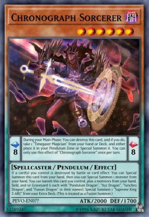 Chronograph Sorcerer - (Pendulum Evolution) - (PEVO-EN002) - (Ultra Rare)