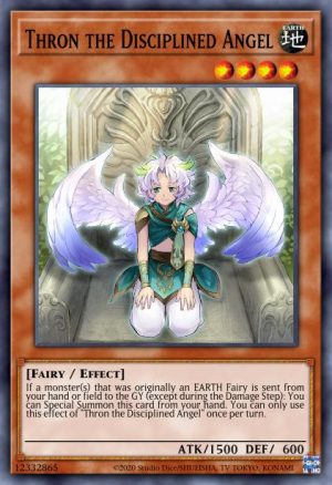 Thron the Disciplined Angel - (Lightning Overdrive) - (LIOV-EN082) - (Super Rare)