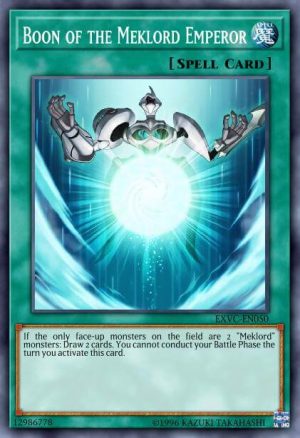 Boon of the Meklord Emperor - (Legendary Duelists Rage of Ra) - (LED7-EN049) - (Common)