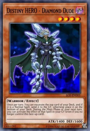 Destiny HERO - Diamond Dude - (Legendary Hero Decks) - (LEHD-ENA06) - (Common)