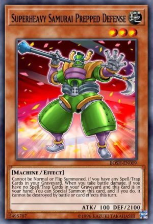 Superheavy Samurai Prepped Defense - (2016 Mega-Tin Mega Pack) - (MP16-EN180) - (Common)