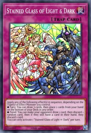 Stained Glass of Light & Dark - (Burst of Destiny) - (BODE-EN078) - (Super Rare)