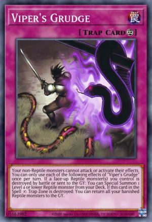 Viper's Grudge - (Battles of Legend: Monstrous Revenge) - (BLMR-EN022) - (Ultra Rare)