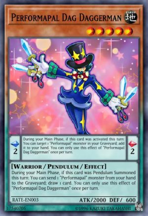 Performapal Dag Daggerman - (Raging Tempest) - (RATE-EN003) - (Ultra Rare)