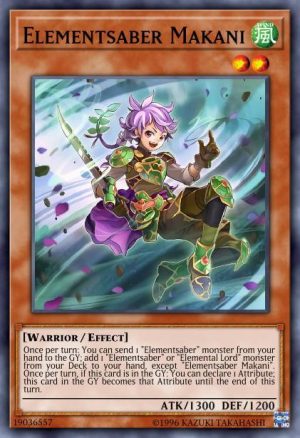 Elementsaber Makani - (Flames of Destruction) - (FLOD-EN020) - (Ultra Rare)