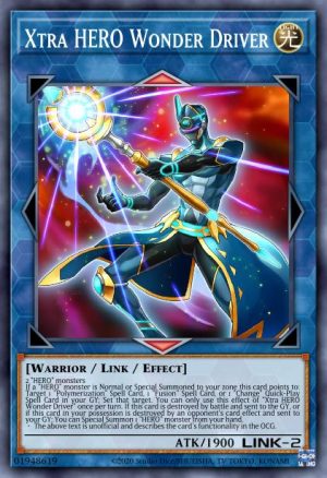 Xtra HERO Wonder Driver - (Legendary Hero Decks) - (LEHD-ENA37) - (Ultra Rare)