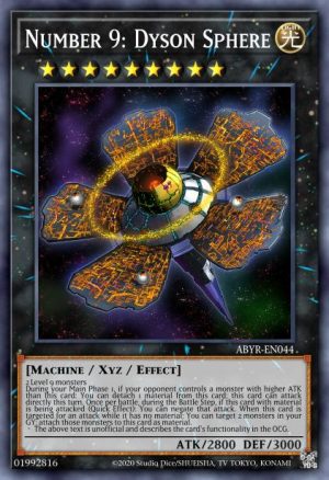 Number 9: Dyson Sphere - (Maximum Gold El Dorado) - (MGED-EN089) - (Rare)