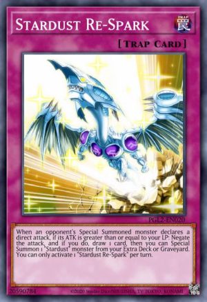 Stardust Re-Spark - (Premium Gold Return of the Bling) - (PGL2-EN020) - (Gold Secret Rare)