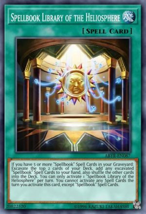 Spellbook Library of the Heliosphere - (Abyss Rising) - (ABYR-EN087) - (Secret Rare)