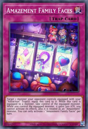 Amazement Family Faces - (Lightning Overdrive) - (LIOV-EN070) - (Super Rare)