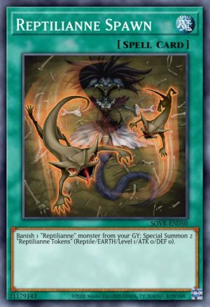 Reptilianne Spawn - (Ghosts From the Past The 2nd Haunting) - (GFP2-EN155) - (Ultra Rare)