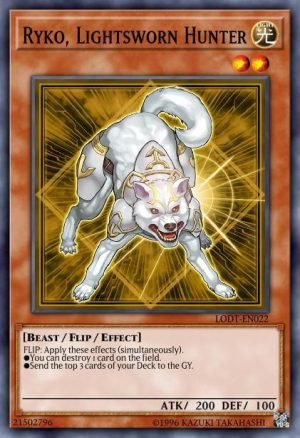 Ryko, Lightsworn Hunter - (Premium Gold) - (PGLD-EN086) - (Gold Rare)