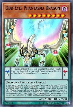 Odd-Eyes Phantasma Dragon - (Battles of Legend Crystal Revenge) - (BLCR-EN075) - (Secret Rare)
