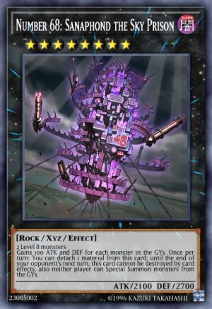 Number 68: Sanaphond the Sky Prison - (Toon Chaos) - (TOCH-EN051) - (Rare)