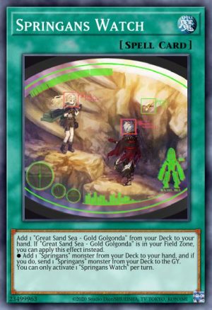 Springans Watch - (Blazing Vortex) - (BLVO-EN054) - (Super Rare)