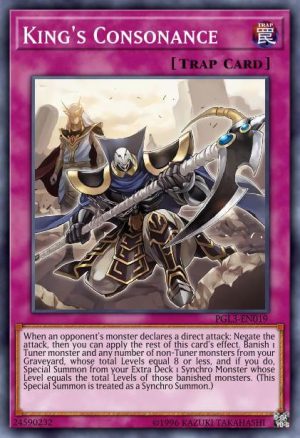 King's Consonance - (Premium Gold Infinite Gold) - (PGL3-EN019) - (Gold Secret Rare)