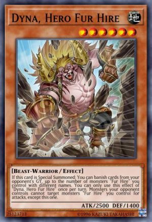 Dyna, Hero Fur Hire - (2019 Gold Sarcophagus Tin Mega Pack) - (MP19-EN251) - (Common)