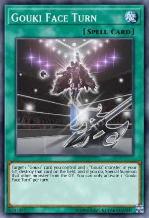 Gouki Face Turn - (2019 Gold Sarcophagus Tin Mega Pack) - (MP19-EN036) - (Common)
