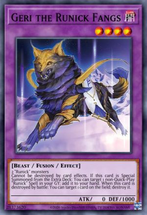 Geri the Runick Fangs - (Dueling Heroes Tin) - (MP23-EN251) - (Rare)
