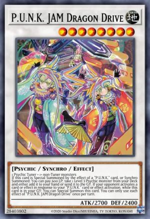 P.U.N.K. JAM Dragon Drive - (Power of the Elements) - (POTE-EN046) - (Super Rare)