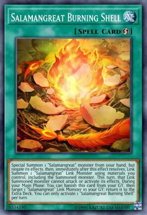 Salamangreat Burning Shell - (2020 Tin of Lost Memories Mega Pack) - (MP20-EN179) - (Common)