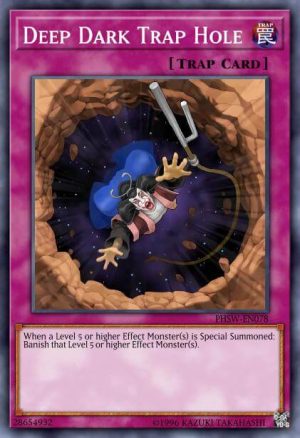 Deep Dark Trap Hole - (Premium Gold Infinite Gold) - (PGL3-EN037) - (Gold Secret Rare)