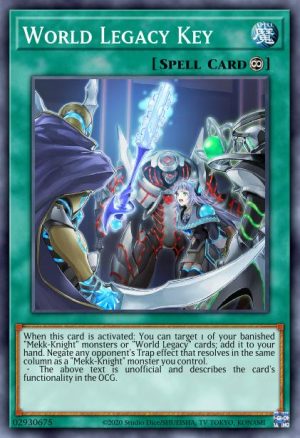 World Legacy Key - (2018 Mega-Tin Mega Pack) - (MP18-EN206) - (Rare)