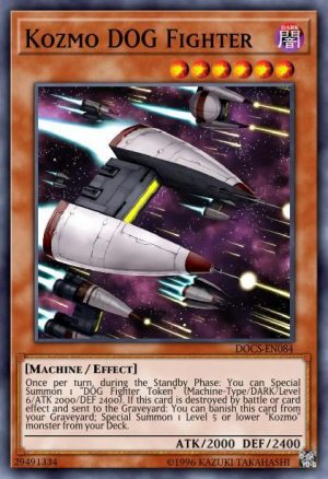 Kozmo DOG Fighter - (Premium Gold Infinite Gold) - (PGL3-EN030) - (Gold Secret Rare)