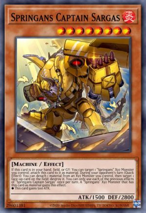 Springans Captain Sargas - (Blazing Vortex) - (BLVO-EN009) - (Common)
